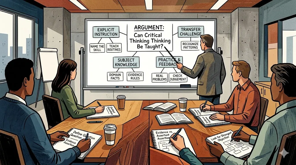 Overview image for Can Critical Thinking Really Be Taught?