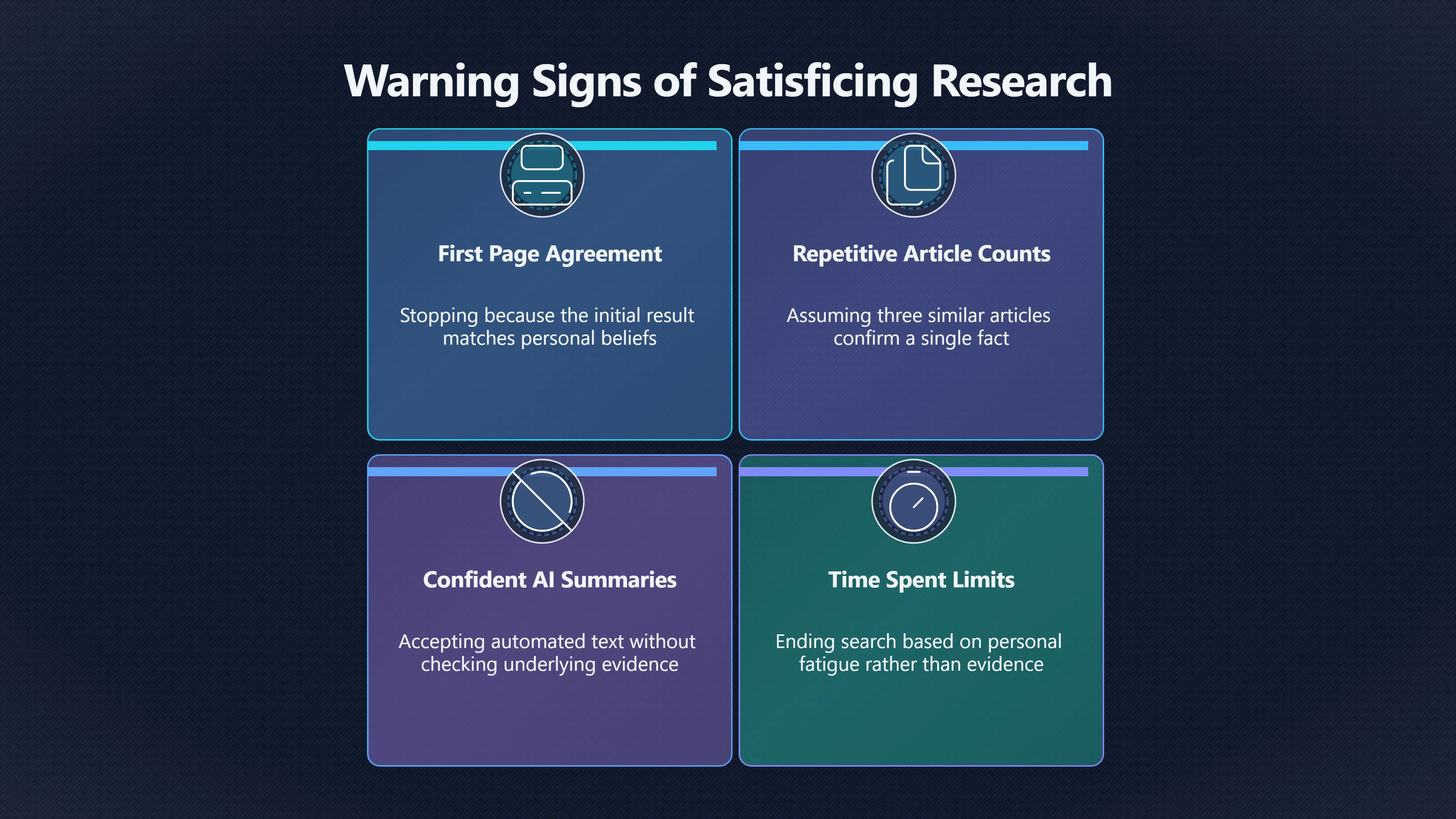 Overview image for When Should You Stop Searching?