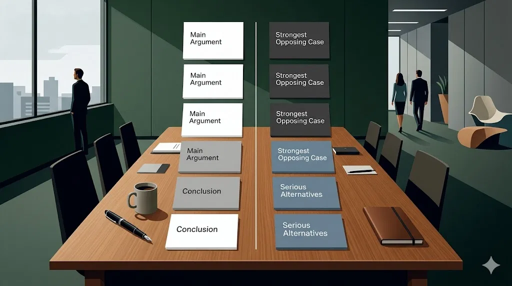 Overview image for What Is the Best Case Against You? | Improving Your Think