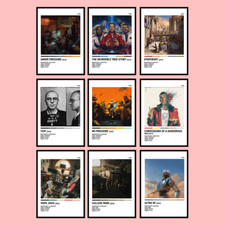 Listing image for LOGIC RAPPER ARTIST ALBUM POSTER COLOUR PALETTE ART MUSIC GIFT