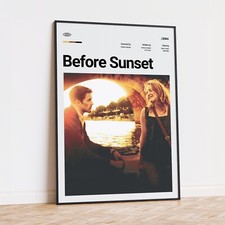 Listing image for Before Sunset Movie Film Poster Art Print