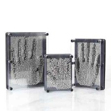 Listing image for Classic 3D Metal Pin Art Classic Impression Picture Maker Desk Toy Frame Gadget