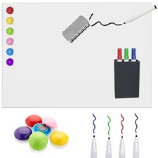 Listing image for Magnetic Whiteboard Sticker, Self-Adhesive Dry Erase Notice Board, Home & Office
