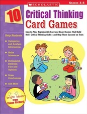 Listing image for 10 Critical Thinking Card Games: Ea..., Richard, Elaine