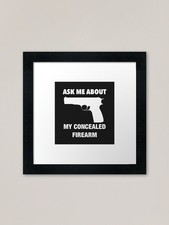 Listing image for Ask Me About It Framed Art Print Framed Wall Art Poster Canvas Print Picture