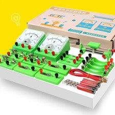 Listing image for Electricity Experiment Set Science Lab Physics Circuit Experiment Kit
