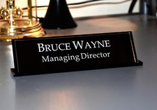 Listing image for Executive Personalised Desk Name,Custom Engraved Sign,Name Plaque,Office manager