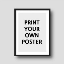 Listing image for Poster Printing A4 A3 A2 A1 A0 Custom Size Full Colour Print your own Artwork