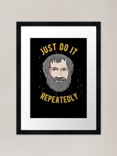 Listing image for Aristotle Quote Philosophy - We Are Framed Wall Art Poster Canvas Print Picture