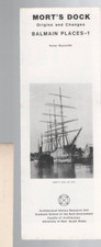 Listing image for MEMORABILIA ,MORT'S DOCK , BALMAIN , ORIGINS AND CHANGES by PETER REYNOLDS BKLT