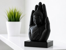 Listing image for Buddha Hand Sculpture Spiritual Meditation Statue Zen Home Decor Multi Colour