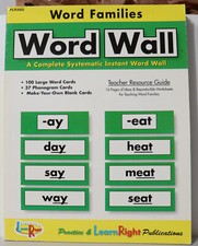 Listing image for Word Wall: Word Families by Learn Right Publications