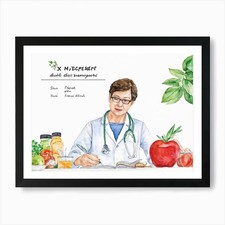 Listing image for Doctor'S Office 1 Art Print Framed Wall Art Poster Canvas Print Picture