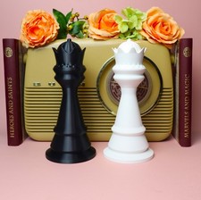 Listing image for Large Queen Chess Piece Ornaments: Chess Gifts - Bookshelf Decor