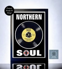 Listing image for Tobi Legend Time Will Pass You By Framed Vinyl Single Northern Soul Memorabilia