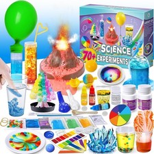 Listing image for SUPER COOL SCIENCE KIT - Over 70 Experiments + Scientist Name tag! STEM Learning