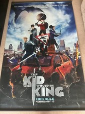 Listing image for The Kid who would be King Movie Poster Cinema Film Sci Fi Memorabilia 8x5ft HUGE