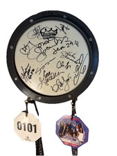 Listing image for Remo Practice Pad Signed by American Idol 2007 Tour Original Music Memorabilia