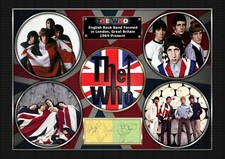 Listing image for The Who - Roger Daltrey - Pete Townshend - A4 Signed Photo Print MEMORABILIA