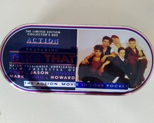 Listing image for Vintage Take That Action Replay Movie In Your Pocket Tin Fan Club Memorabilia.