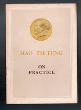 Listing image for MEMORABILIA ,booklet by MAO TSE-TUNG ,ON PRACTICE