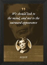 Listing image for We should look to the mind Framed Wall Art Poster Canvas Print Picture