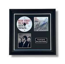 Listing image for Manic Street Preachers Signed Photo & CD Framed & COA Critical Thinking Poster