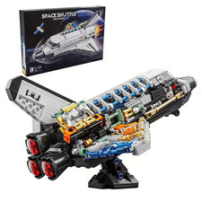 Listing image for Space Shuttle Building Blocks Display Model Kit