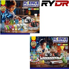 Listing image for 27pc and 73pc Experiments Science Kit for Kids Science Project Learning UK