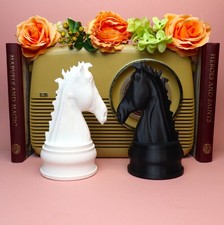 Listing image for Large Single Decorative Knight Chess Piece | Giant Chess Decor Ornament