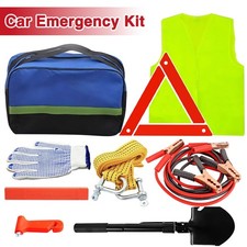 Listing image for 9PCS Car Emergency Kit – All-in-One Breakdown Survival Set with Tow Rope, Safety