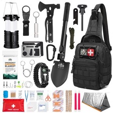 Listing image for Monterra Survival Kit, First Aid, 214 Pcs, Emergency Gear & Supplies, Camping.